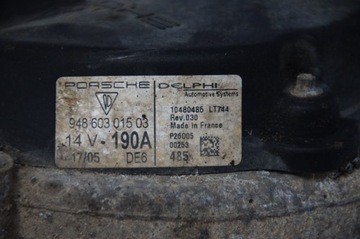 ALTERNÁTOR 94860301503 PORSCHE CAYENNE S