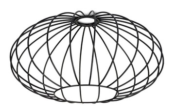 Klosz druciany METAL do lamp na E27 LOFT elipsa xl 35cm