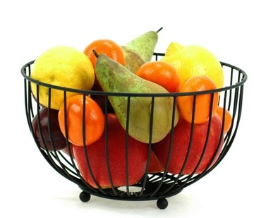 КОРЗИНА ДЛЯ ФРУКТОВ ТАРЕЛКА КРУГЛАЯ КОРЗИНА 25х14см.
