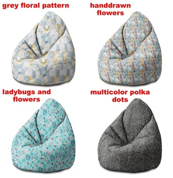 Sako Grucha Vintage Terrazo Sack Pouffe Кресло для гостиной, спальни, производитель