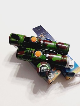 ПОИСКОВЫЙ ФОНАРЬ С USB-ПЕРЕЗАРЯЖКОЙ Cree XM-L T6 ZOOM