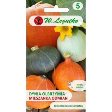Nasiona W. Legutko Dynia olbrzymia mieszanka odmian 3 g