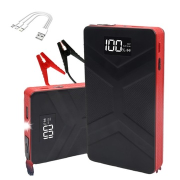 ПУСКОВОЕ УСТРОЙСТВО ЖК-ДИСПЛЕЙ АВТОМОБИЛЬНЫЙ POWER BANK 10000мАч 800А
