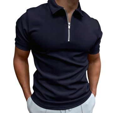 T-SHIRT KOSZULKA MĘSKA POLO Z KRÓTKIM RĘKAWEM M