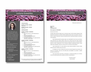 Komplet Szablon CV + List Motywacyjny 14/22/K