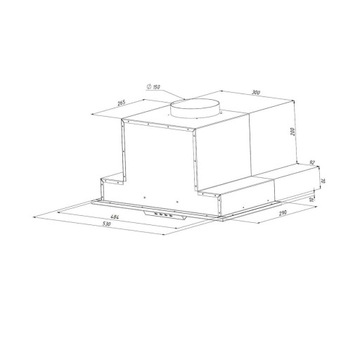 Вставка в капюшон АКПО ВК-10 Нева 53 см Inox