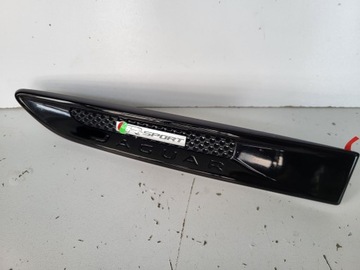 LISTWA NA BŁOTNIK NAKŁADKA CZARNA R-SPORT LEWA JAGUAR F-PACE XF XE