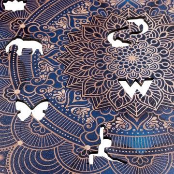 MANDALA Роскошный деревянный пазл 418 деталей