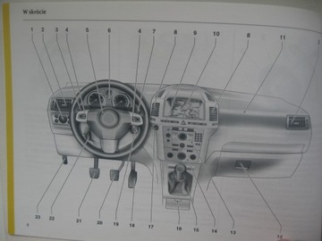 OPEL ZAFIRA B 2005-2008 Руководство по эксплуатации польское оригинал 08/2005