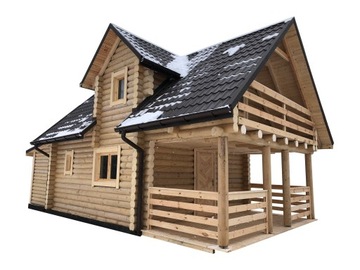 БРЕВЕННЫЙ ДОМ - КРУГЛОГОДНЫЙ БРЕВЕННЫЙ ДОМ