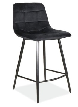 Hoker stołek barowy krzesło barowe MILA H2 welur