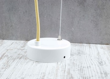 2m biała linka stalowa do lampy loftowej lampa belka lampa loft retro DIY