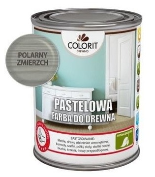 COLORIT PASTELOWA FARBA (POLARNY ZMIERZCH) 0,75 L DO MEBLI DRZWI FUTRYN