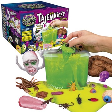 GRA TAJEMNICZY SLIME GLUTY CRAZY SCIENCE LISCIANI