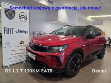 Opel 2023 Opel Grandland 1.2 T GS 130KM EAT8 SalonPL Gwarancja Dealer Vat23 1.2