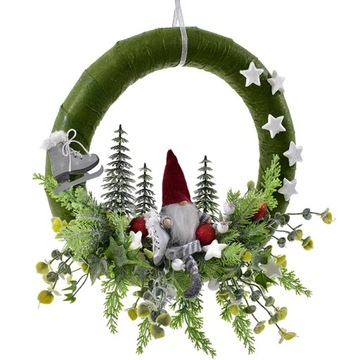 РОЖДЕСТВЕНСКИЕ УКРАШЕНИЯ ДВЕРНОЙ ВЕНОК ВЕНОК ДЕКРЕТ СЛОН РОЖДЕСТВЕНСКАЯ ЕЛКА БЕЗУШКИ ДОМ