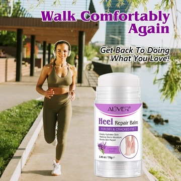 Aliver Lavender Heel Repair Balm - Бальзам для потрескавшихся пяток с лавандой 70г