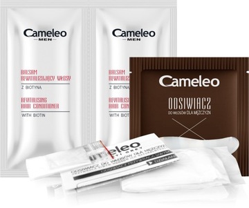DELIA Cameleo обезжириватель для мужских каштановых волос, 2x8г