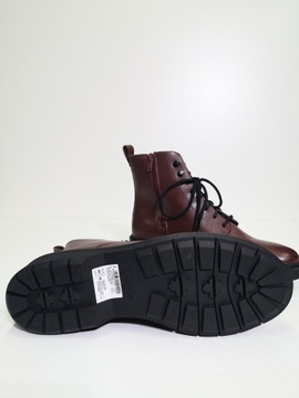 Botki Clarks Witcombe Hi 2 Burgundy Leather rozmiar 41