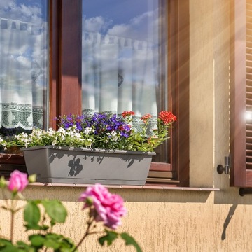 БАЛКОННАЯ КОРОБКА 60см ПОДСТАВКА ДЛЯ ЦВЕТОЧНОГО ГАЗВА