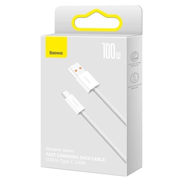 КАБЕЛЬ BASEUS USB TO USB-C СЕРИИ DYNAMIC 100 Вт, 2 М КАЧЕСТВА + СТИЛУС