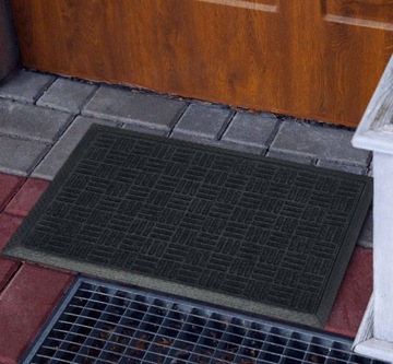КОВРИК ДЛЯ ОБУВИ ВХОДНОЙ ДВЕРЬ, РЕЗИНОВЫЙ КОВрик STRONG OUTDOOR 45X75