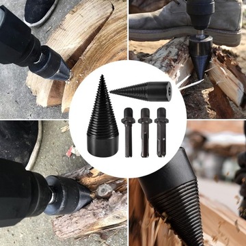 Шнековый дровокол ДЕРЕВО ДЛЯ РАСКОЛЕНИЯ ШНЕКА СВЕРЛО 32MM + 42MM
