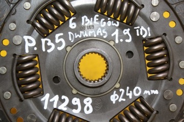 ДИСК СЦЕПЛЕНИЯ VW PASSAT B5 AUDI A4 B5 SKODA SUPERB 1.9 TDI 6-СКОР.