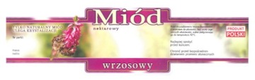 ETYKIETY ozdobne SAMOPRZYLEPNE 100 szt MIÓD WRZOSOWY