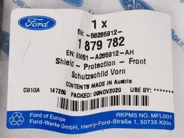 НАКЛАДКА ДВЕРИ ПЕРЕДНЯЯ ПРАВАЯ FORD FOCUS Mk3