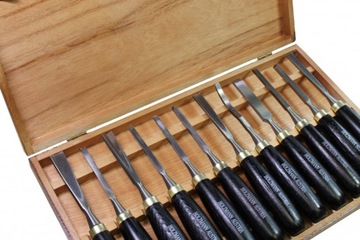 НАБОР ДОЛОТО, стамески по дереву SCH12TLG резьба резьба 12шт.