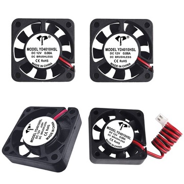 WENTYLATOR KOMPUTEROWY 40MM 12V SPEEDY COOLER SPIRITER 4SZT