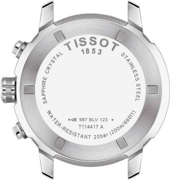 Sportowy zegarek męski Tissot T114.417.11.047.00