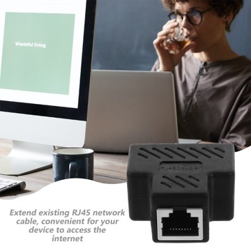 Ethernet-сплиттер Интернет-сплиттер 1 на 2