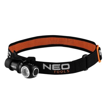 NEO Latarka czołowa akumulatorowa 600lm USB 99-027