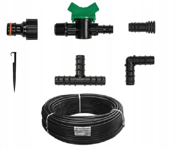 Linia kroplująca 100m + Złaczki - 84 akcesoria XL