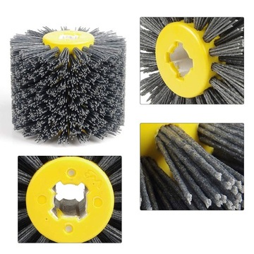 НЕЙЛОНОВАЯ ДЕРЕВЯННАЯ ЩЕТКА ДЛЯ ПИЛКИ РАСЧЕСКА ВАЛИК ШЛИФОВАЛЬНЫЙ ДИСК 80X100