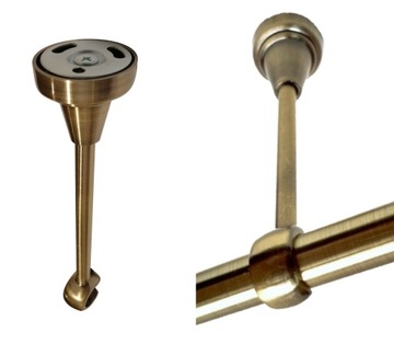 ОДИНАРНЫЙ ПОТОЛОЧНЫЙ КАРДИНС Fi19/150 С ЛЯГУШКАМИ, АНТИЧНАЯ ЛАТУНЬ