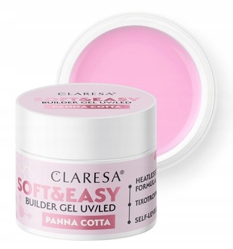 Claresa Żel budujący Soft&Easy Panna cotta 45g