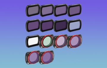 FREEWELL ZESTAW 14 FILTRÓW ND8/16/32/64/128/256/1000 DO DJI OSMO POCKET 3