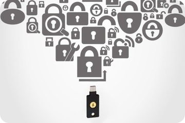 YubiKey5C NFC U2F Физический ключ безопасности