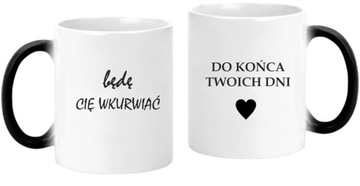 MAGICZNY CZARNY KUBEK BĘDĘ CIĘ WKU*WIAĆ DO KOŃCA TWOICH DNI DZIEŃ CHŁOPAKA