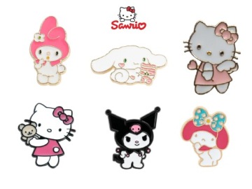 Hello Kitty 2 котенок милое платье булавка брошь