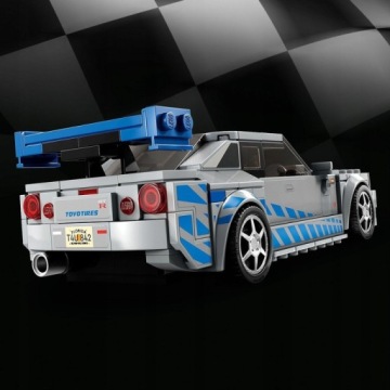 LEGO Speed ​​​​Champions 76917 Nissan Skyline GT-R (R34) Bricks Подарок + сумка