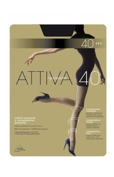 Rajstopy relaksujące Omsa Attiva 40 5 nero