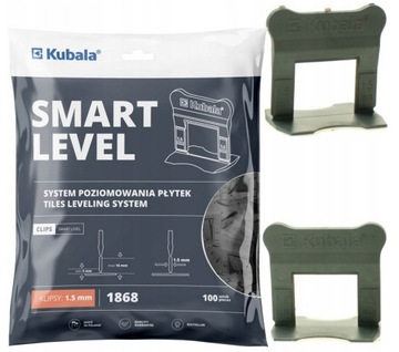 KUBALA SMART LEVEL-KLIPSY 1.5mm (opakowanie=100sztuk)