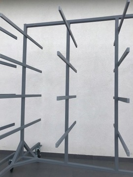 Dłużyce Rack Cracket Shelf большой на мобильных колесах