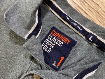 SUPERDRY CLASSIC Koszulka Męska POLO M