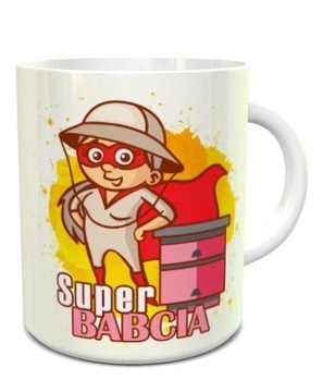 Prezent pszczelarza KUBEK SUPER BABCIA pszczelarka
