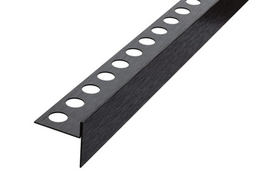 LISTWA BRODZIKOWA SPADKOWA CZARNA MAT PRAWA 120cm